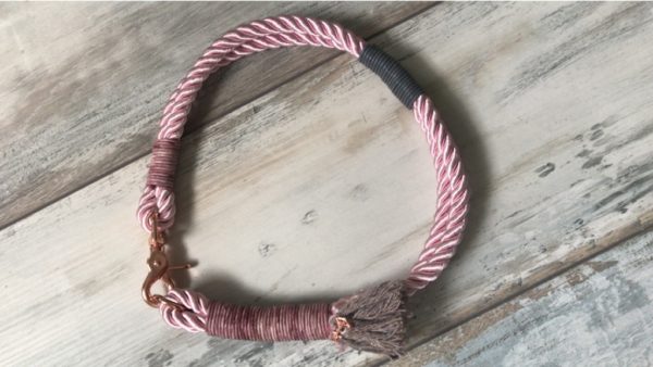 fiffychic Hundehalsband rosa